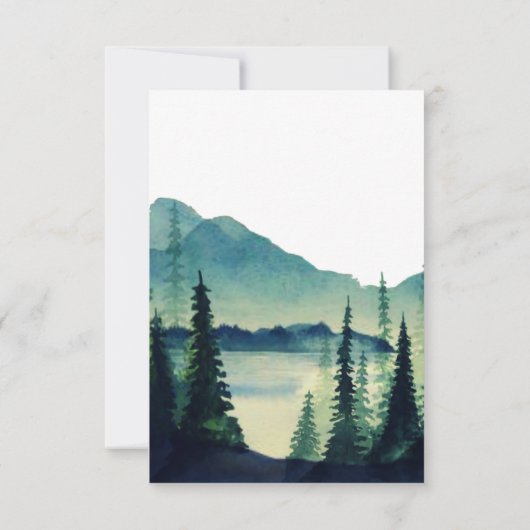 キャンプRSVPカードを結婚します 出欠カード (裏面)