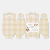 キャンプS'moreおもしろいベイビーシャワー特典 フェイバーボックス (見開き)