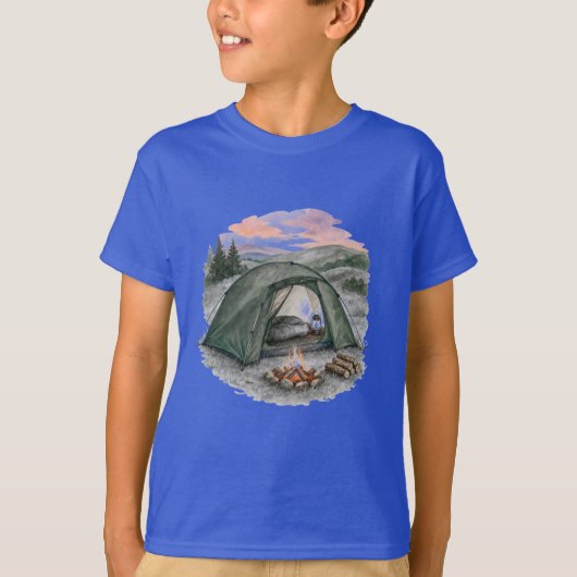 キャンプTシャツ Tシャツ (正面)