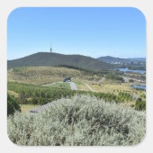 キャンベラでの牧歌的な日 スクエアシール (正面)