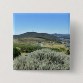 キャンベラでの牧歌的な日 缶バッジ (正面)