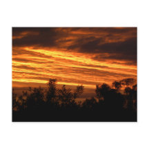 キャンベラの夏の夕焼け