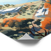 キャンベラオーストラリアトラベルアートヴィンテージ ポスター (角)