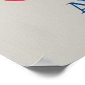 キャンベラオーストラリアヴィンテージ1940旅行ポスター ポスター (角)