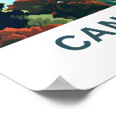 キャンベラオーストラリア旅行プリント ポスター (角)