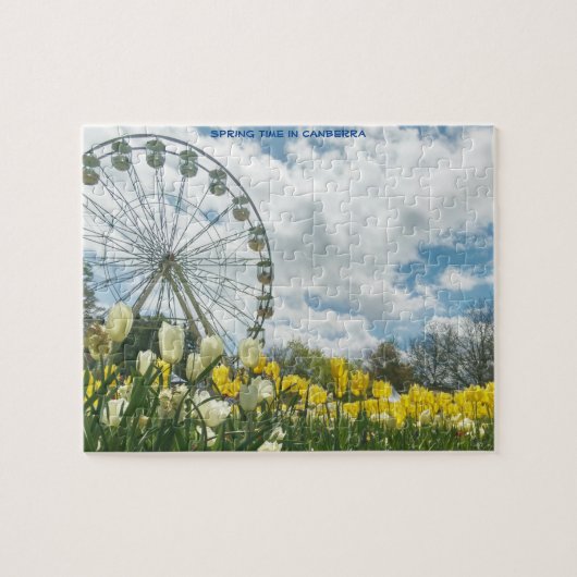 キャンベラ・オーストラリアでの春の時間 ジグソーパズル (横)
