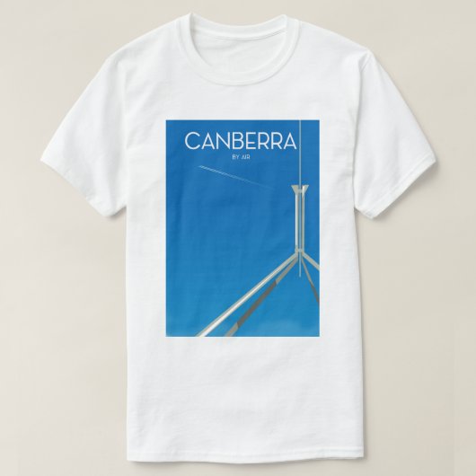 キャンベラ・オーストラリア旅行ポスター Tシャツ (デザイン正面)
