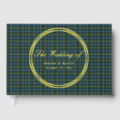 キャンベルアルギルエンシェントオリジナルスコットランドタータンチェック ゲストブック (正面)