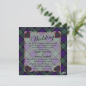 キャンベルオブコードルスコットランドクランタータンチェックプライド 招待状 (スタンド正面)