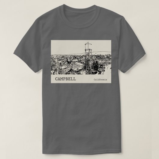 キャンベルカリフォルニアTシャツ1 Tシャツ (デザイン正面)