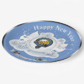 キャンベルクランバッジパーソナライズされたューター ペーパープレート (アングル)