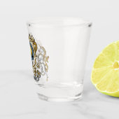 キャンベルクランバッジ ショットグラス (右)