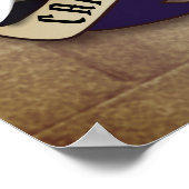 キャンベルクランバッジW/Crossed Swords ポスター (角)