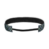 キャンベルクランプライトブルー古代スコットランドタータンチェック アスレチックヘッドバンド (裏面)