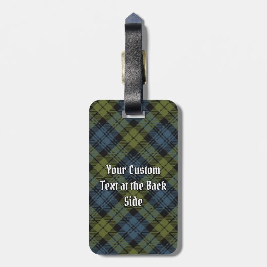 キャンベルクレストオーバータータンチェック ラゲッジタグ (裏面縦)