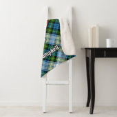 キャンベルクレストオーバードレスタータンチェック シェルパブランケット (インサイチュ)