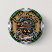 キャンベルクレストオーバードレスタータンチェック 缶バッジ (正面)