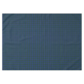 キャンベルタータンチェックブルーグリーンプレイド テーブルクロス (正面(横))