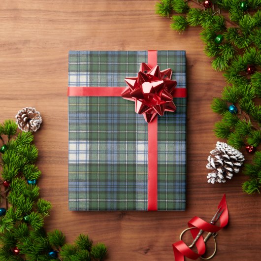 キャンベルドレスエンシェントスコットランドタータンチェック ラッピングペーパー (クリスマスギフト)
