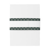 キャンベルドレスタータンチェックスコティッシュプレイドパターン 招待状ベリーバンド (裏面例)