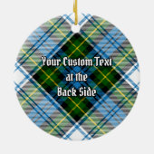 キャンベルドレスタータンチェック セラミックオーナメント (裏面)
