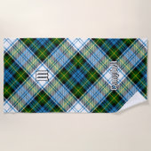 キャンベルドレスタータンチェック ビーチタオル (正面)