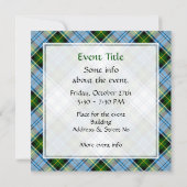 キャンベルドレスタータンチェック 招待状 (裏面)