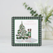 キャンベルドレスモダンタータンチェックハッピーパウィデイズドッグ (スタンド正面)