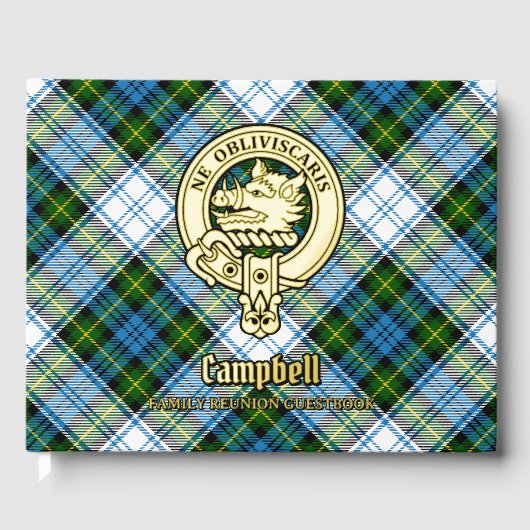 キャンベルファミリー懇親会 ゲストブック (正面)