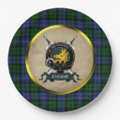 キャンベル一族の家紋ペーパープレート ペーパープレート (正面)