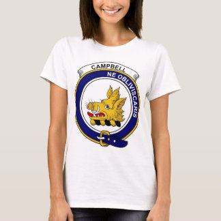 キャンベル一族は記章を付けます Tシャツ