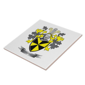 キャンベル家紋の紋章付き外衣 タイル