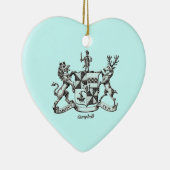 キャンベル家紋 セラミックオーナメント (右)