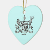 キャンベル家紋 セラミックオーナメント (左)