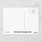 キャンベル・ジェーンによるとびこ寿司ポストカード ポストカード (裏面)