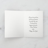 キャンベルArgyllによって風化させるタータンチェックのクリスマス シーズンカード (内部)