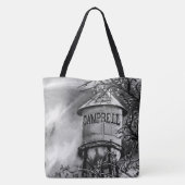 キャンベルCAウォータータワーブラッシュポリエステルトート トートバッグ (裏面)