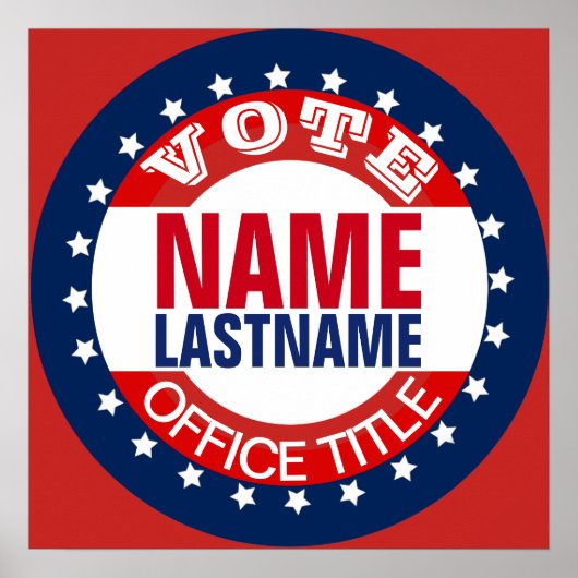 キャンペカスタマイズーンテンプレートポスター ポスター (正面)