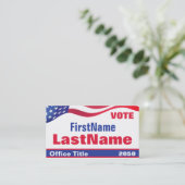 キャンペカスタムーンテンプレート名刺 名刺 (スタンド正面)