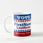 キャンペカスタムーンテンプレート コーヒーマグカップ (左)