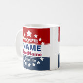 キャンペカスタムーンテンプレート コーヒーマグカップ (正面左)