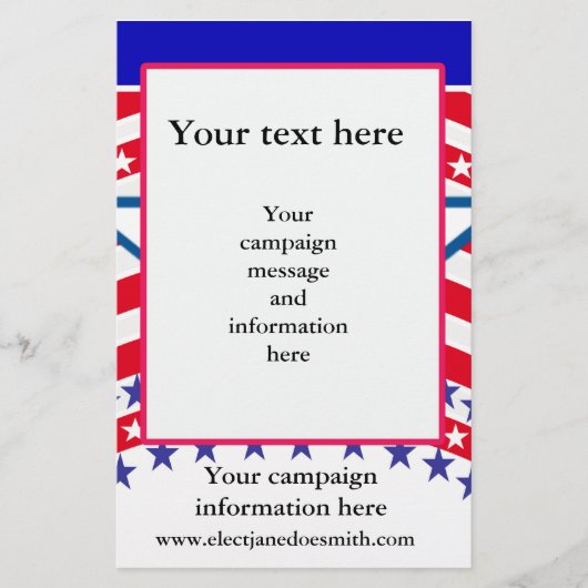 キャンペカスタムーンテンプレート チラシ (正面)