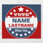 キャンペカスタムーンテンプレート ビールラベル (シングルラベル)