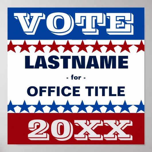 キャンペカスタムーンテンプレート ポスター (正面)