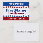 キャンペカスタムーンテンプレート 名刺 (正面/裏面)