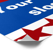 キャンペパーソナライズされたーンテンプレート ポスター (角)