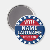 キャンペパーソナライズされたーンテンプレート マグネット (正面/裏面)