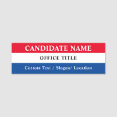 キャンペパーソナライズされたーン名タグ 名札 (正面)