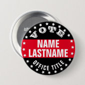 キャンペーンのカスタムテンプレート 缶バッジ (正面&裏面)