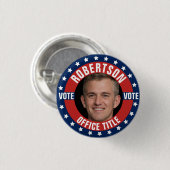 キャンペーンのテンプレートカスタム写真 缶バッジ (正面&裏面)